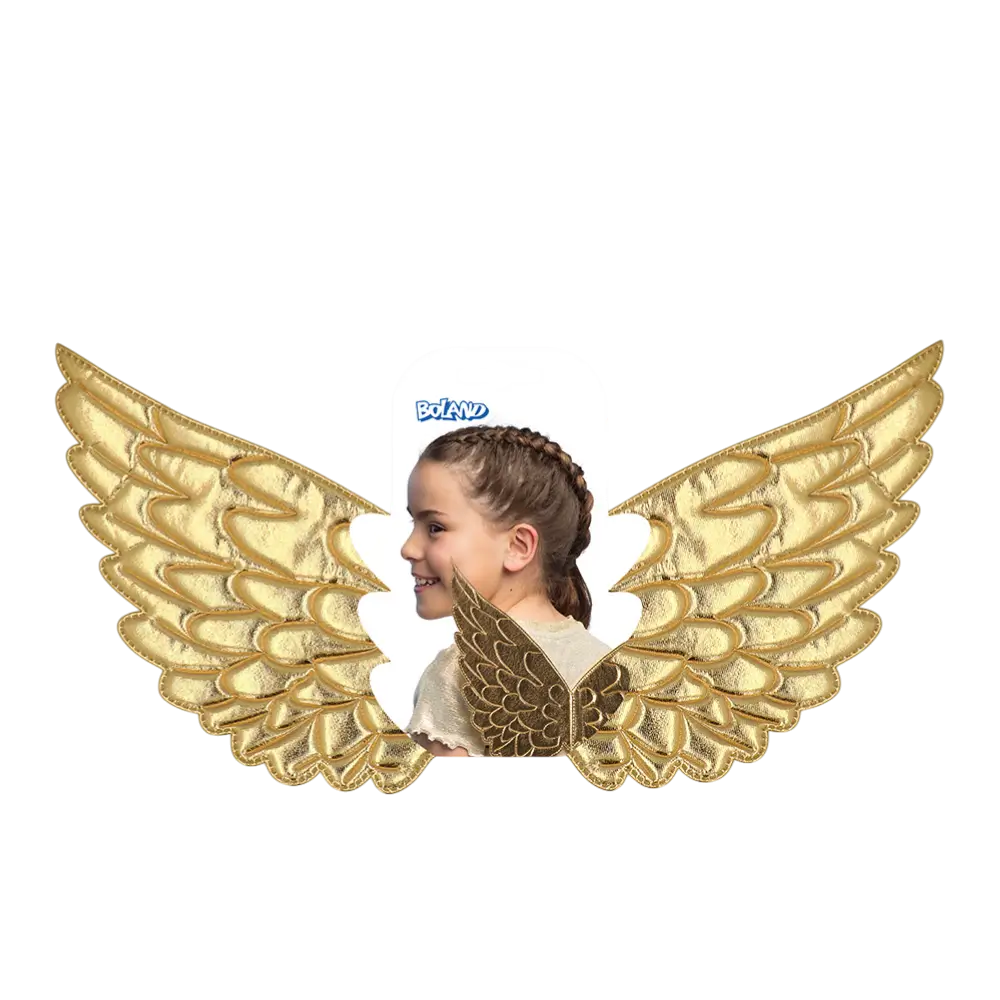 Golden Angel Wings - Angel Woman Carnival Evening Disguise