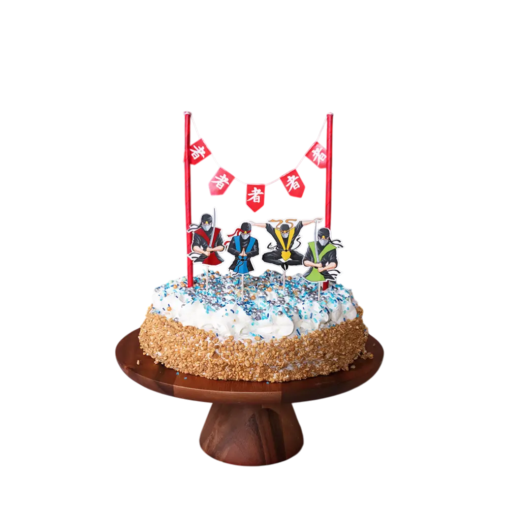 Aluminium Ninja Balloon - Boy's Ninja themed birthday decoration