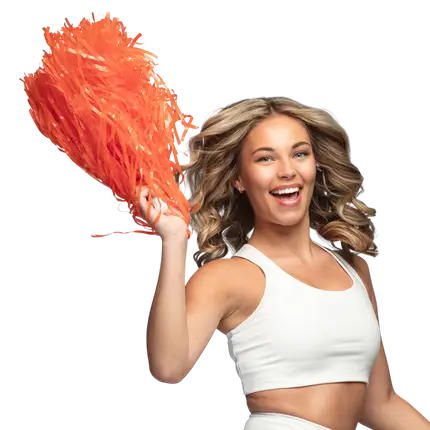 Pom Pom Orange - Cheerleader Animation accessories