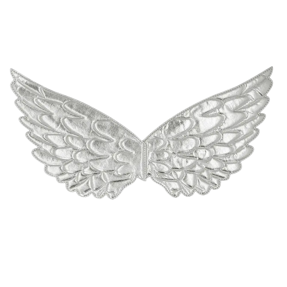 Silver Angel Wings - Women's Halloween Carnival Party Angel Disguise