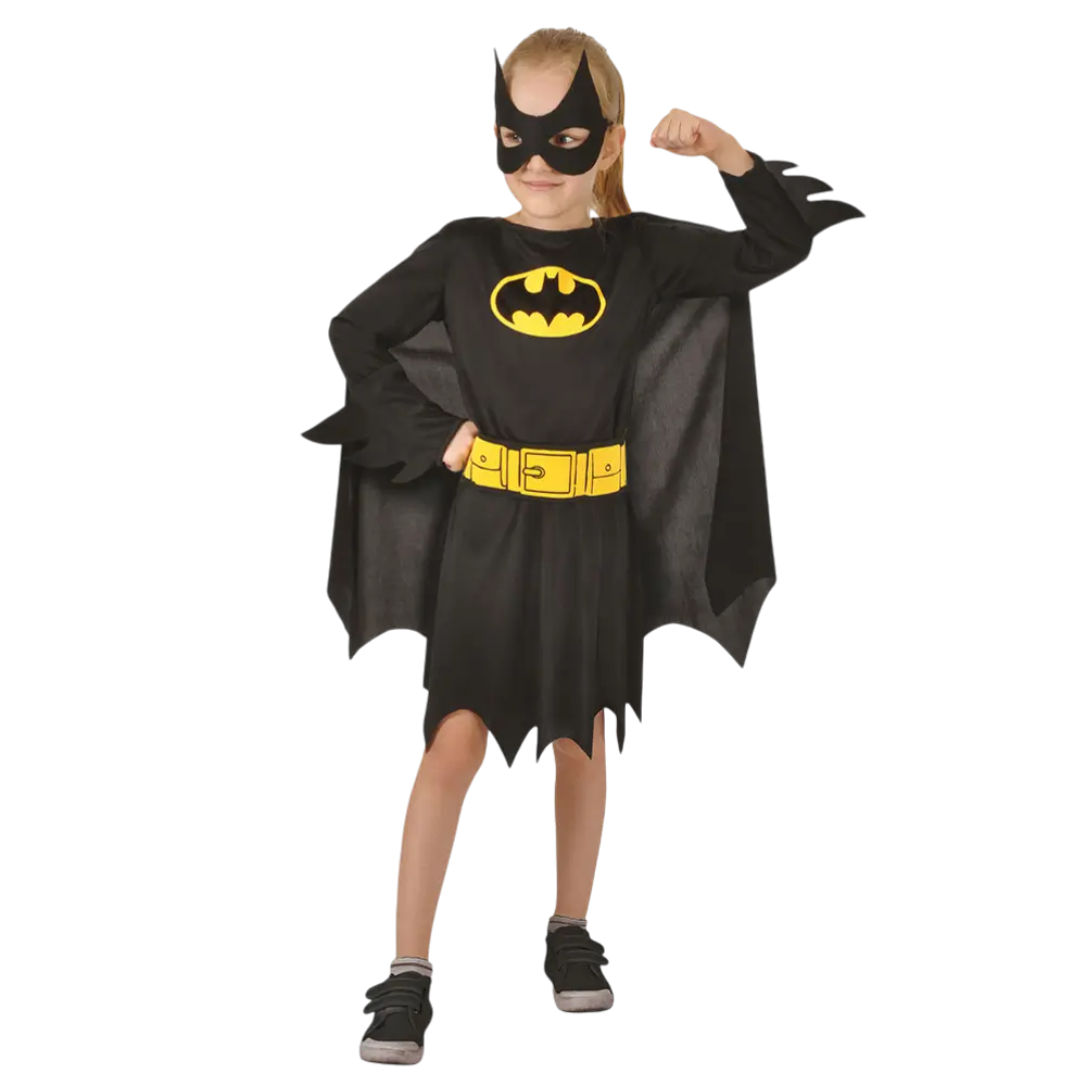 Batgirl Disguise Girl 8-10 Years - Children's Super Hero Costume
