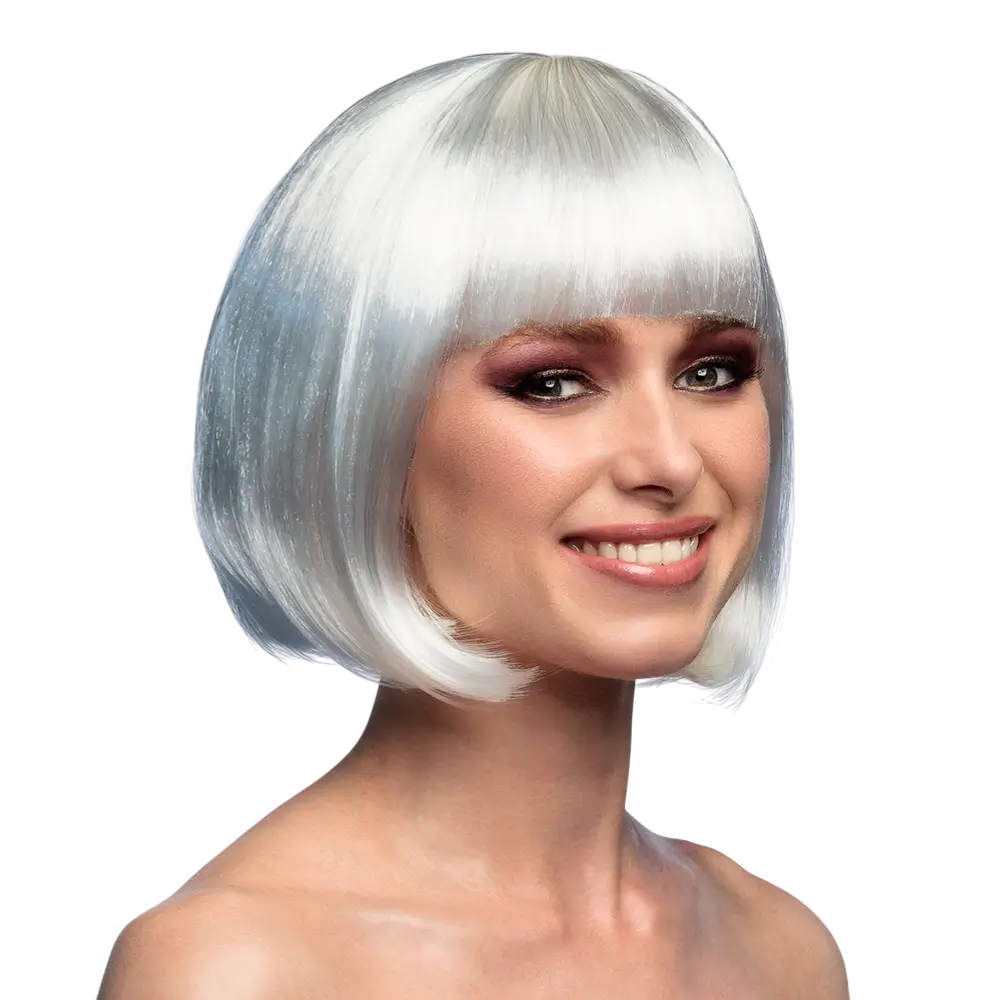White Cabaret Wig - Woman's 20s Disguise