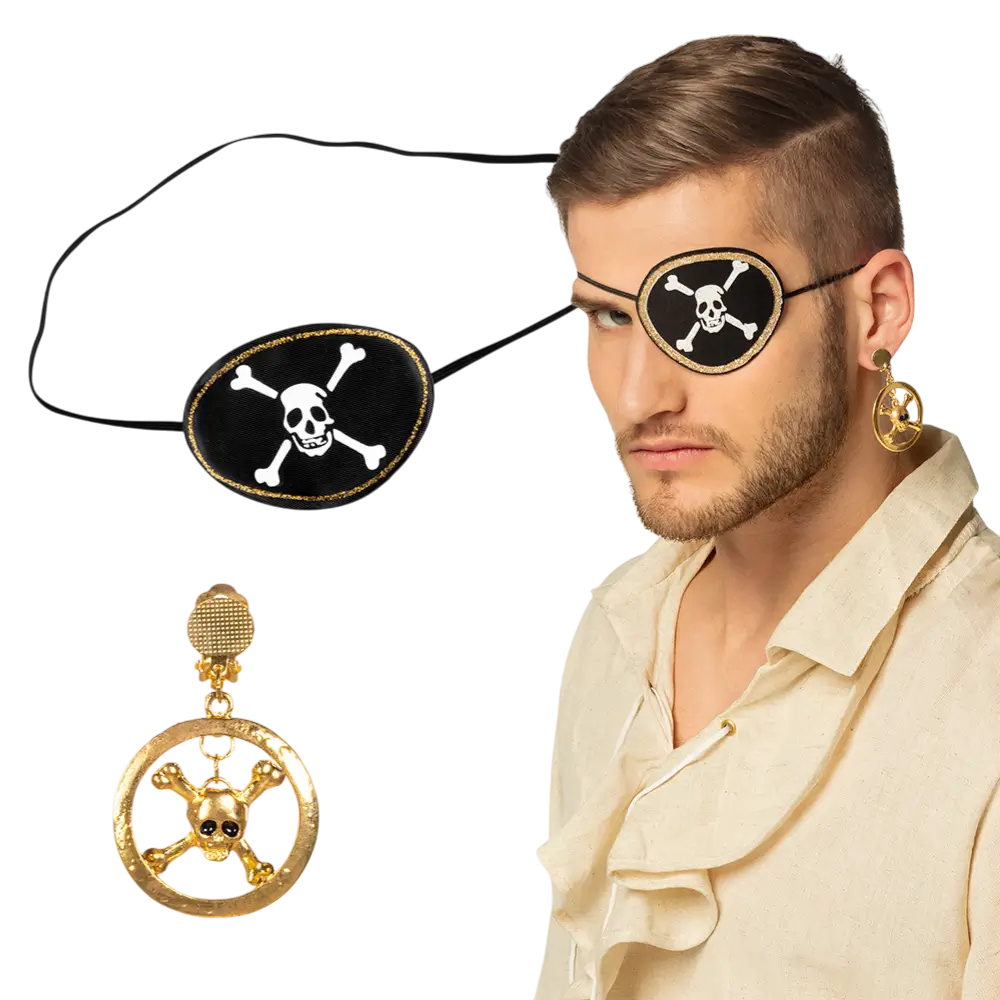 Pirate Skull Kit - Children's Birthday Costume Accessories