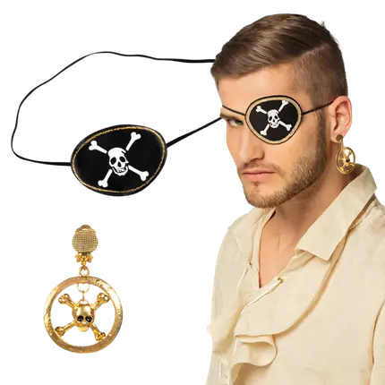 Pirate Skull Kit - Children's Birthday Costume Accessories