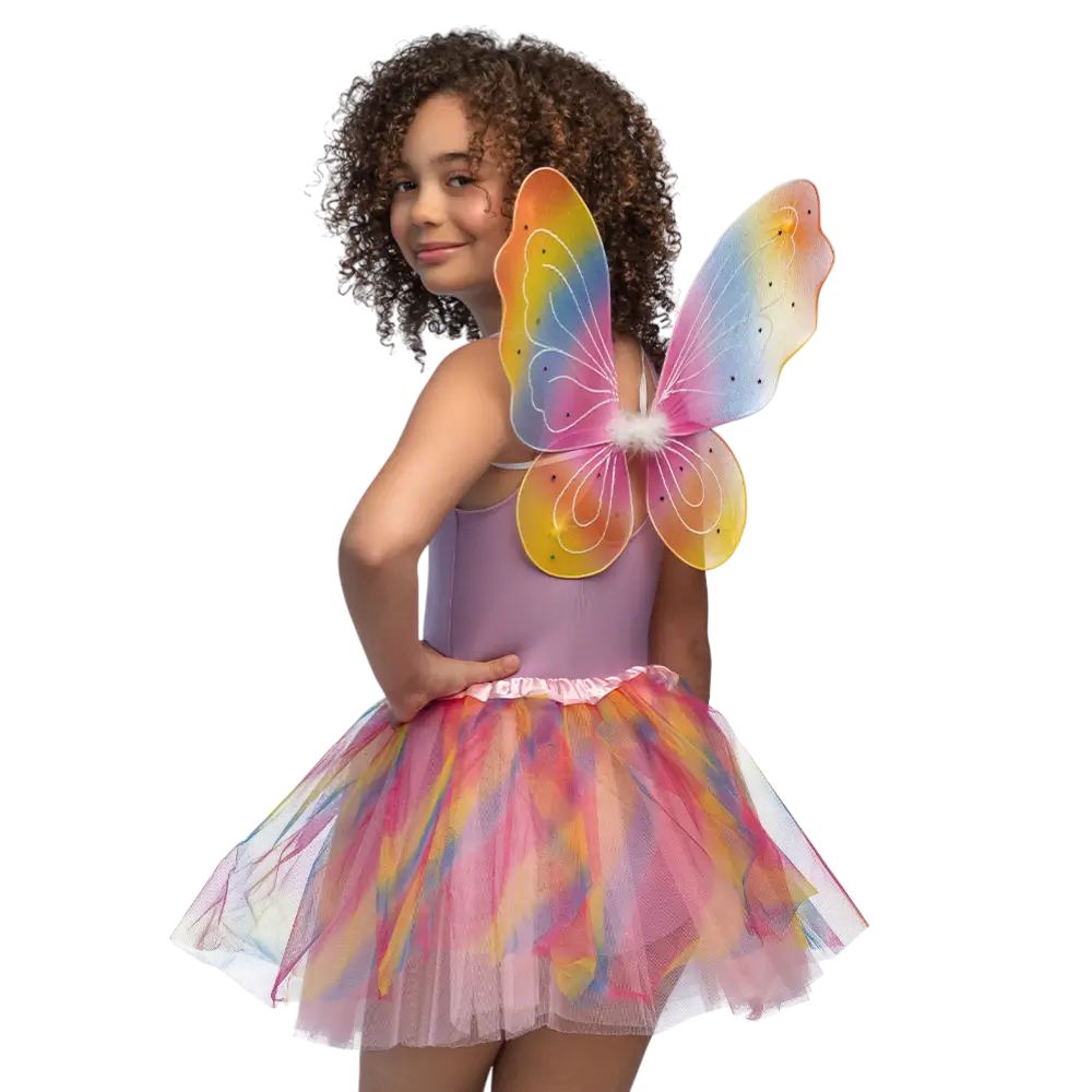 Children's Rainbow Fairy Disguise - Girl Carnival Fairy Costume