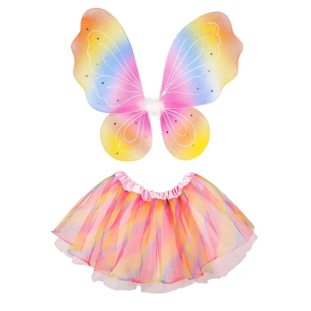 Children's Rainbow Fairy Disguise - Girl Carnival Fairy Costume