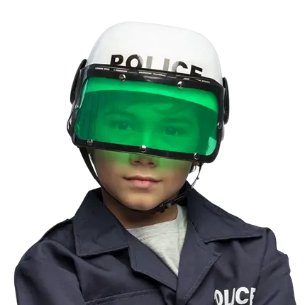 Children's police helmet - Boy's birthday disguise