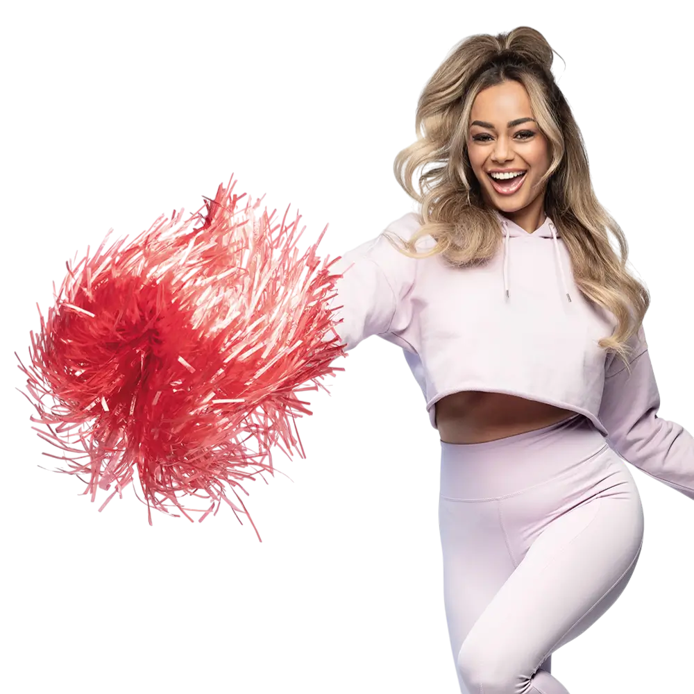 Pom Pom Rouge - Accessories Cheerleader EVJF