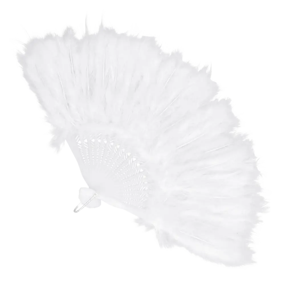 White Fan 20's - Women's Charleston Gatsby Accessory