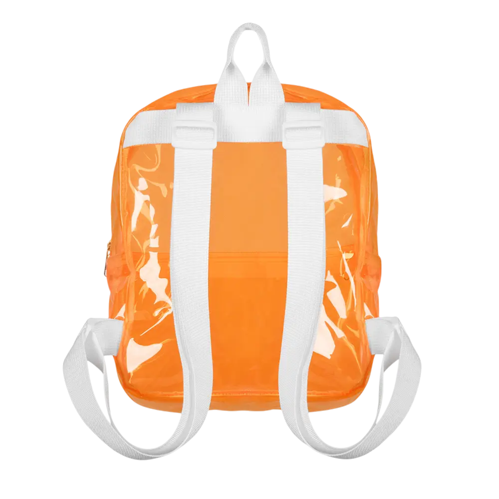 Fluo Orange Backpack - Fluo Evening Festival Accessory