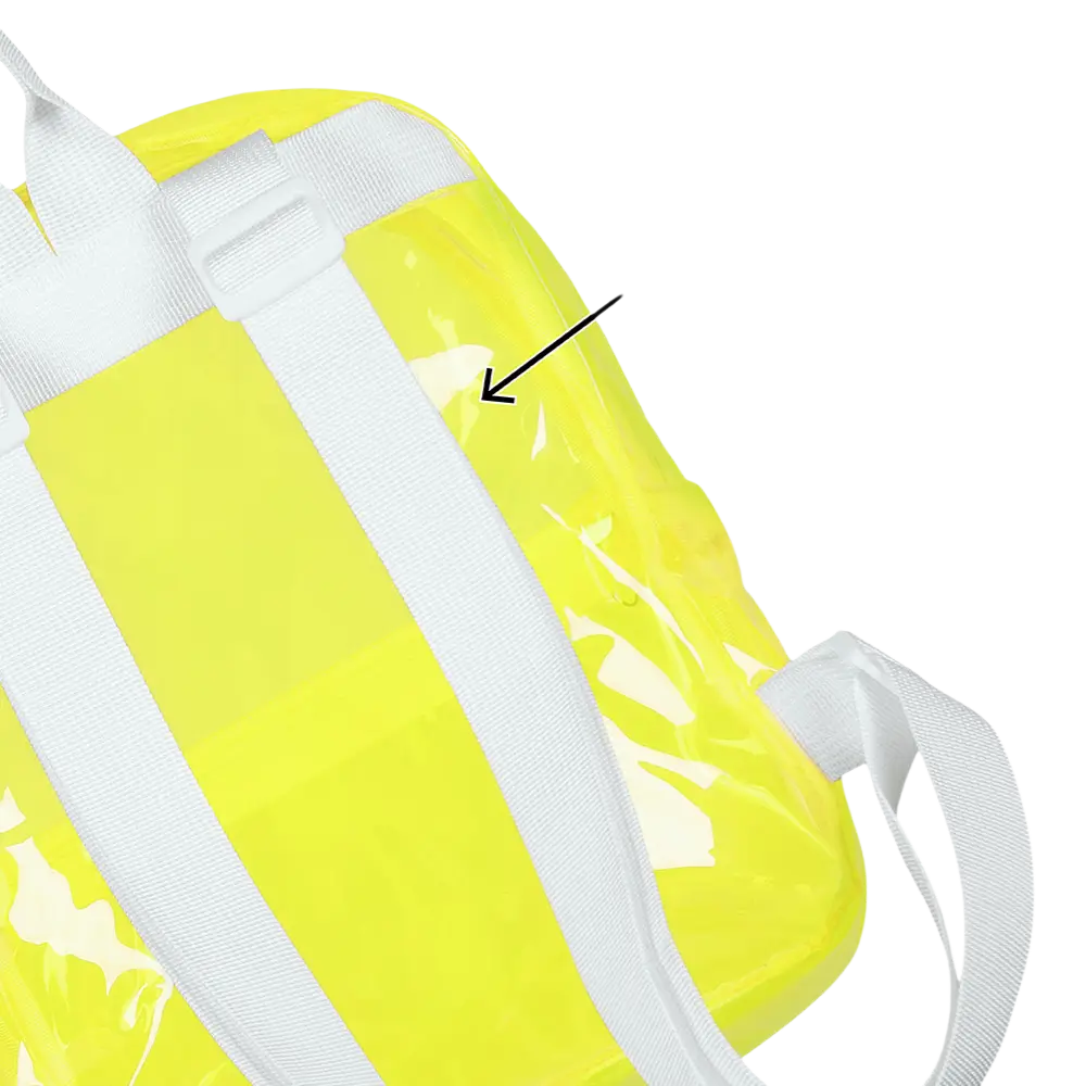 Yellow Fluo Backpack - Fluo Evening Festival Accessory