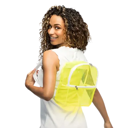 Yellow Fluo Backpack - Fluo Evening Festival Accessory