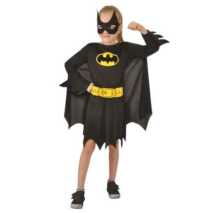 Batgirl disguise for girls aged 5-7 - Superhero costume