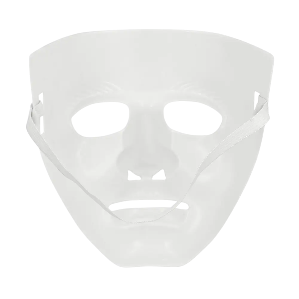 White Mime Theatre Mask - Carnival Evening Artistic Disguise Accessory