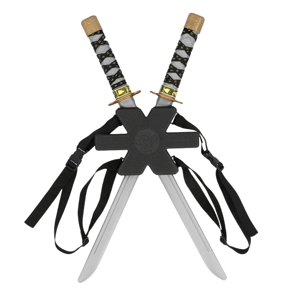 2 Ninja Swords Kit - Boy Ninja Disguise Fight Toy