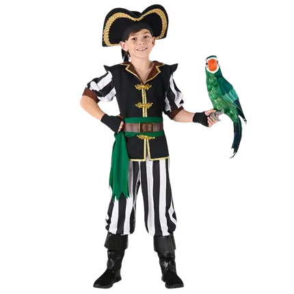 Boy's Pirate Disguise 10-12 years - Children's Carnival Corsair Costume