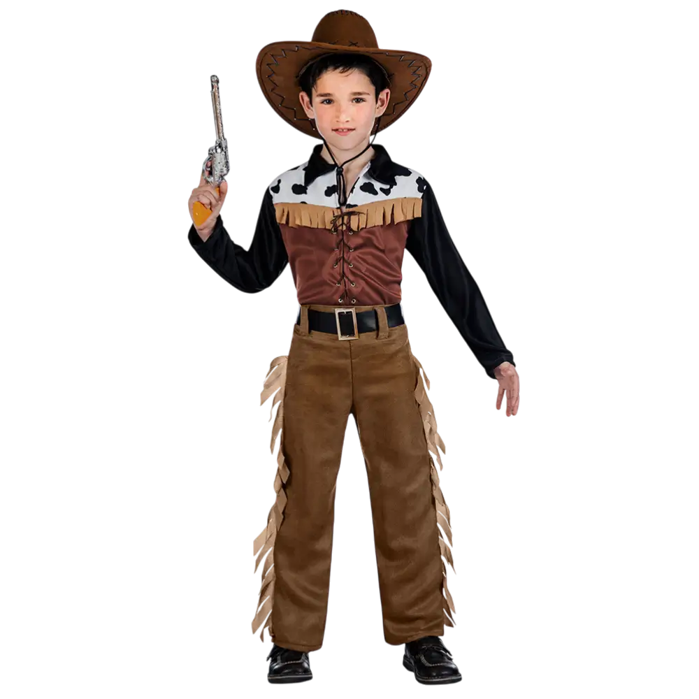 Cowboy disguise for children aged 3-4 - Western Costume Boy Carnival