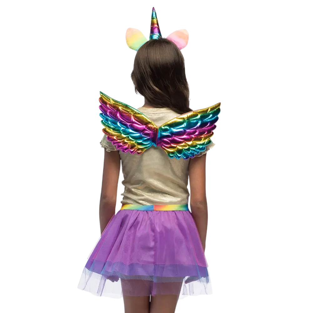 Children's Rainbow Unicorn Kit - Fairy Fantasy Disguise Accessories