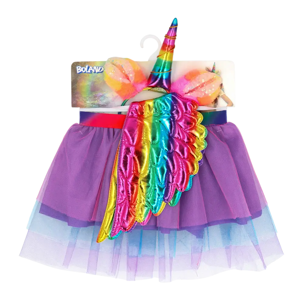 Children's Rainbow Unicorn Kit - Fairy Fantasy Disguise Accessories