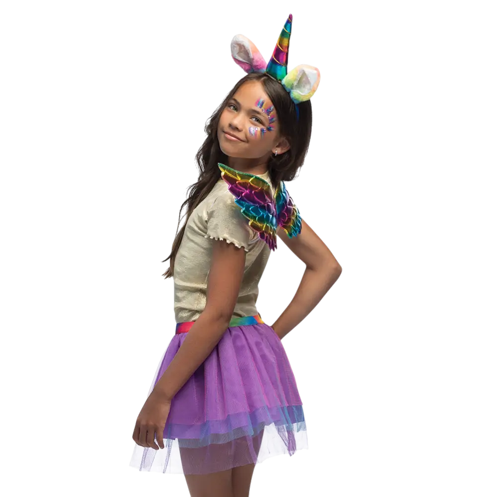 Children's Rainbow Unicorn Kit - Fairy Fantasy Disguise Accessories