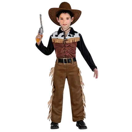 Cowboy disguise for 5-6 year olds - Boy's Far West Western Costume