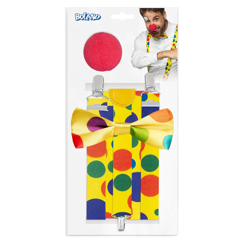Complete Children's Clown Kit - Accessories Disguise Carnival Party