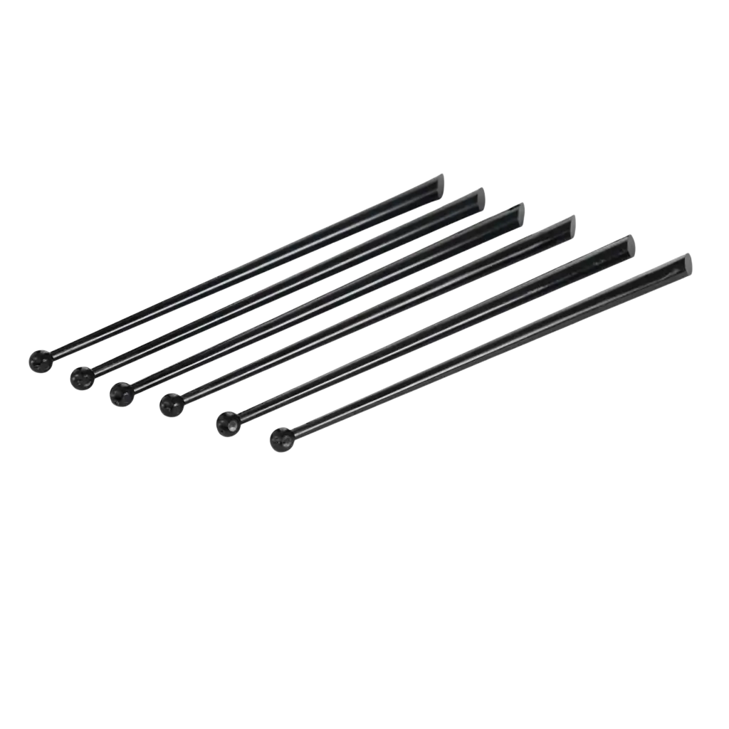 PILLON Cocktail Stirrer 16cm in Black PP - Reusable (Pack of 100)