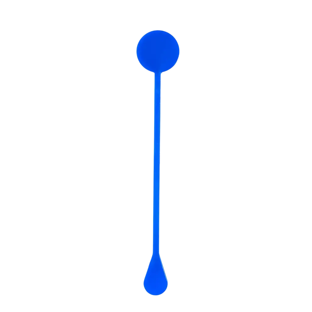 17cm Blue PP Cocktail stirrer (Mojito, CaÏpi) - Reusable (Pack of 100)