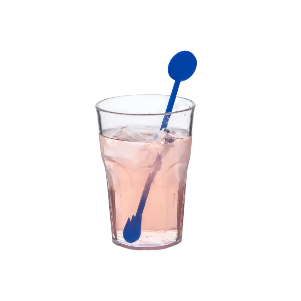 17cm Blue PP Cocktail stirrer (Mojito, CaÏpi) - Reusable (Pack of 100)