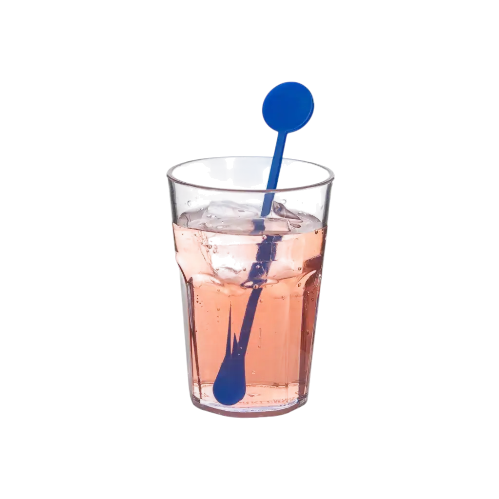 17cm Blue PP Cocktail stirrer (Mojito, CaÏpi) - Reusable (Pack of 100)