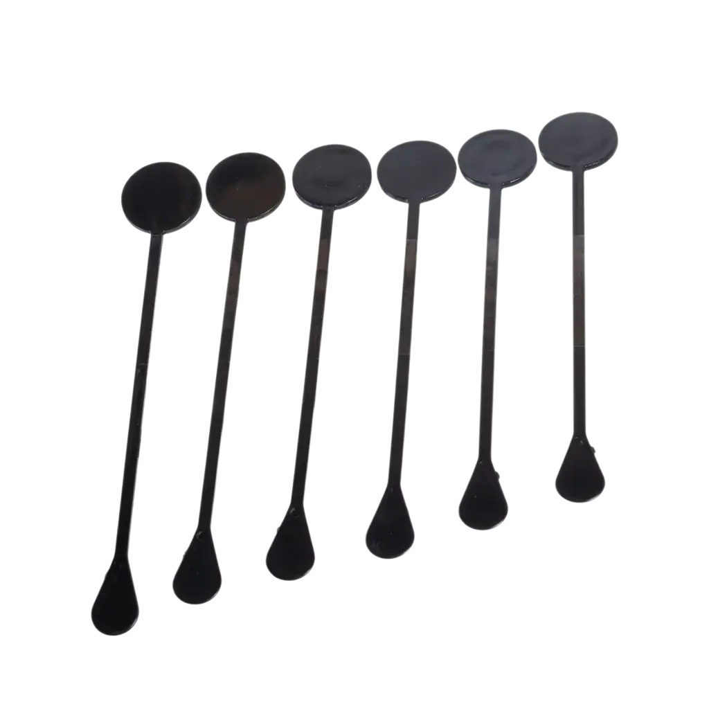 Cocktail stirrer 17cm in Black PP (Mojito, Caïpi) - Reusable (Pack of 100)