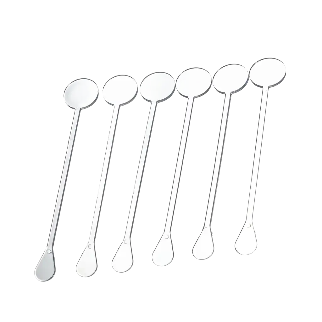 Cocktail stirrer 17cm in clear PP (Mojito, Caïpi) - Reusable (pack of 100)