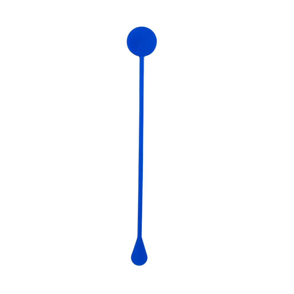 Standard Cocktail Stirrer 22cm in Blue PP - Reusable (Pack of 100)