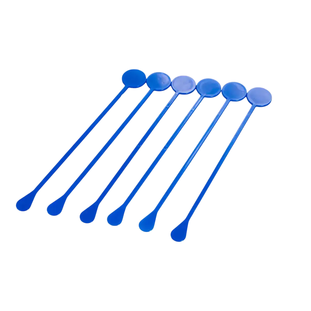 Standard Cocktail Stirrer 22cm in Blue PP - Reusable (Pack of 100)