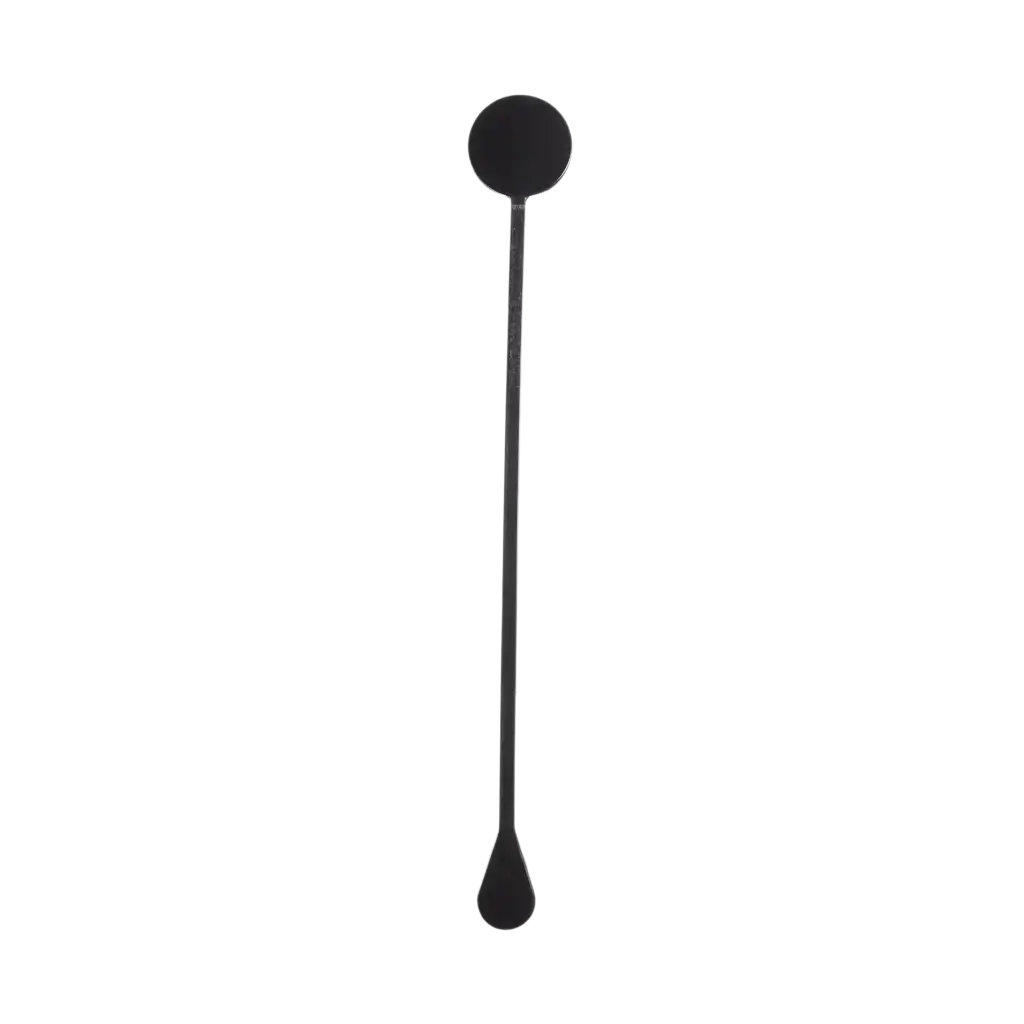 Standard Cocktail Stirrer 22cm in Black PP - Reusable (Pack of 100)