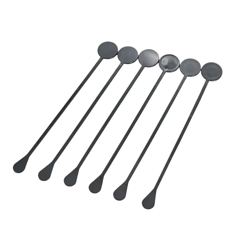 Standard Cocktail Stirrer 22cm in Black PP - Reusable (Pack of 100)
