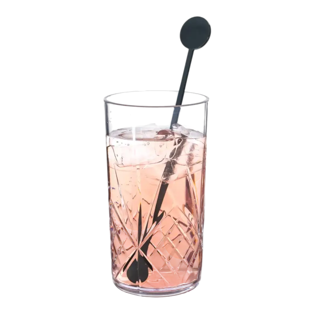Standard Cocktail Stirrer 22cm in Black PP - Reusable (Pack of 100)
