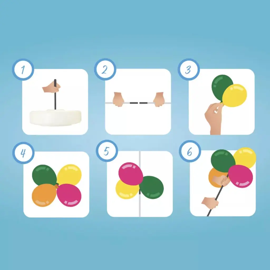 Balloon arch structure - 3m x 3m