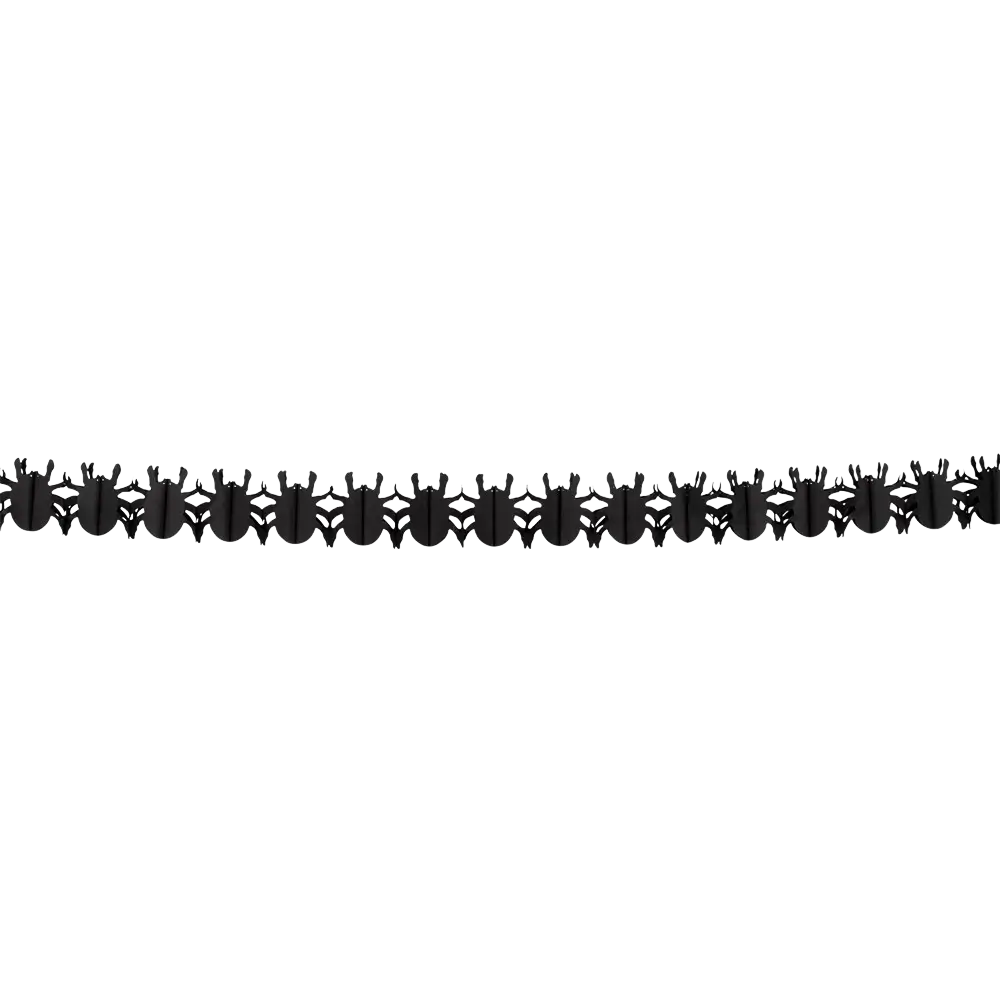 Halloween spider garland