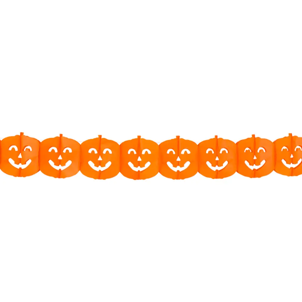 Halloween pumpkin garland