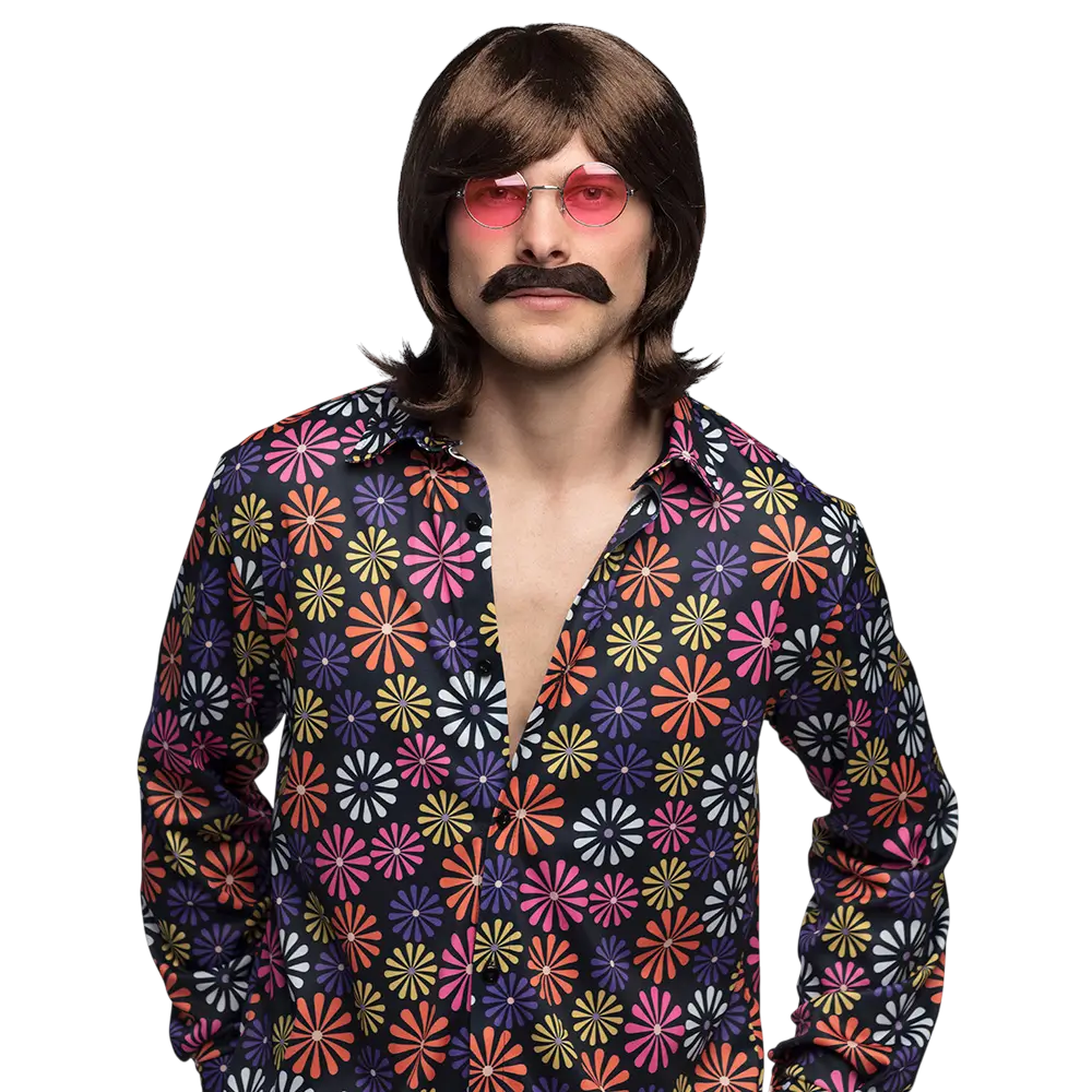 Hippie party glasses John pink