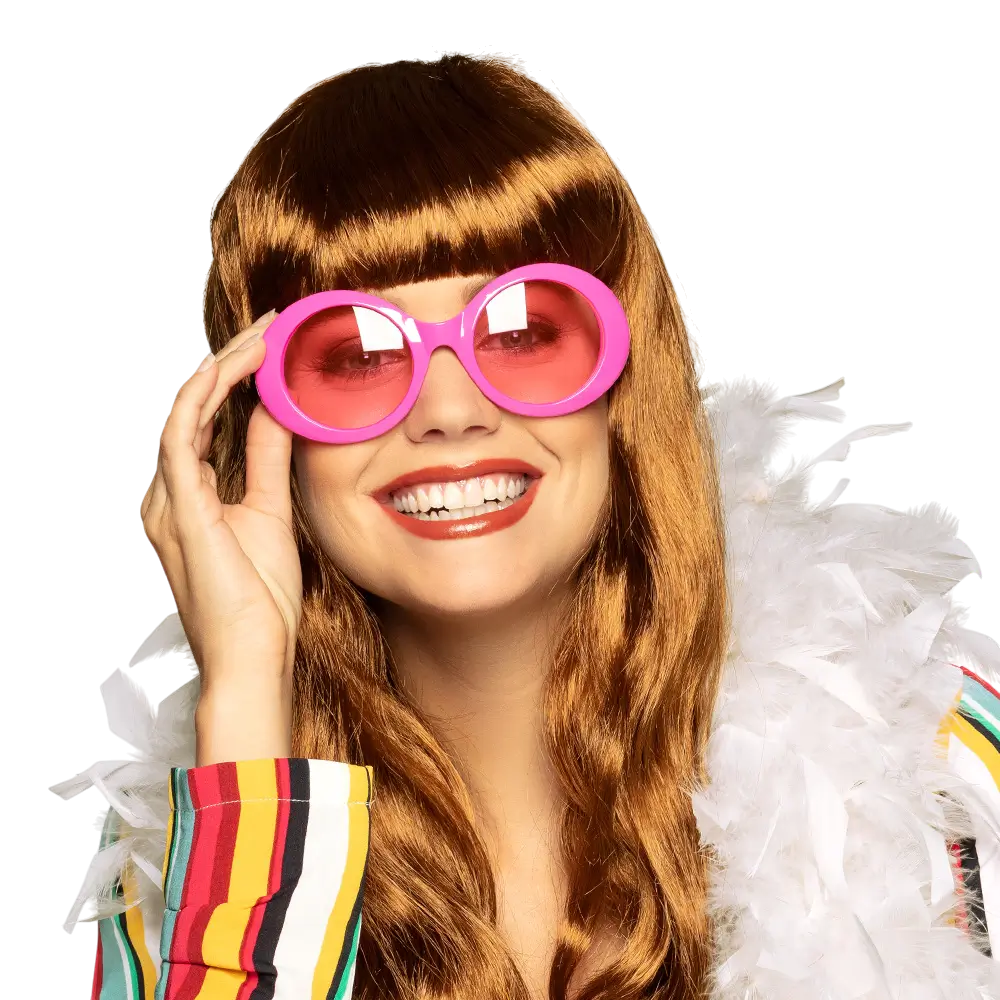 Jackie neon pink sunglasses
