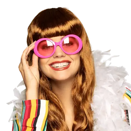 Jackie neon pink sunglasses