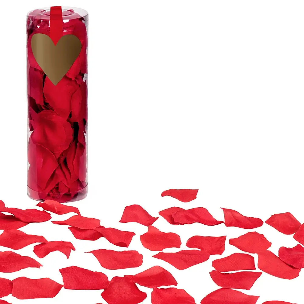 288 Red rose petals