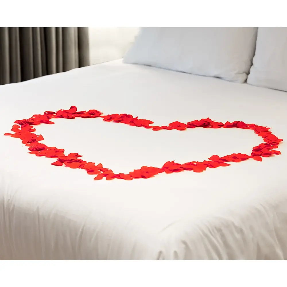 288 Red rose petals
