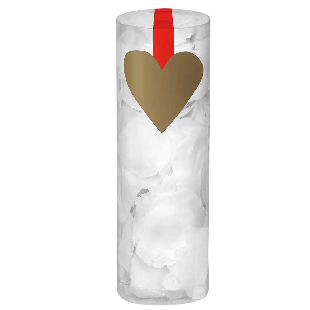 288 White rose petals