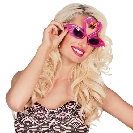 Flamingo glasses