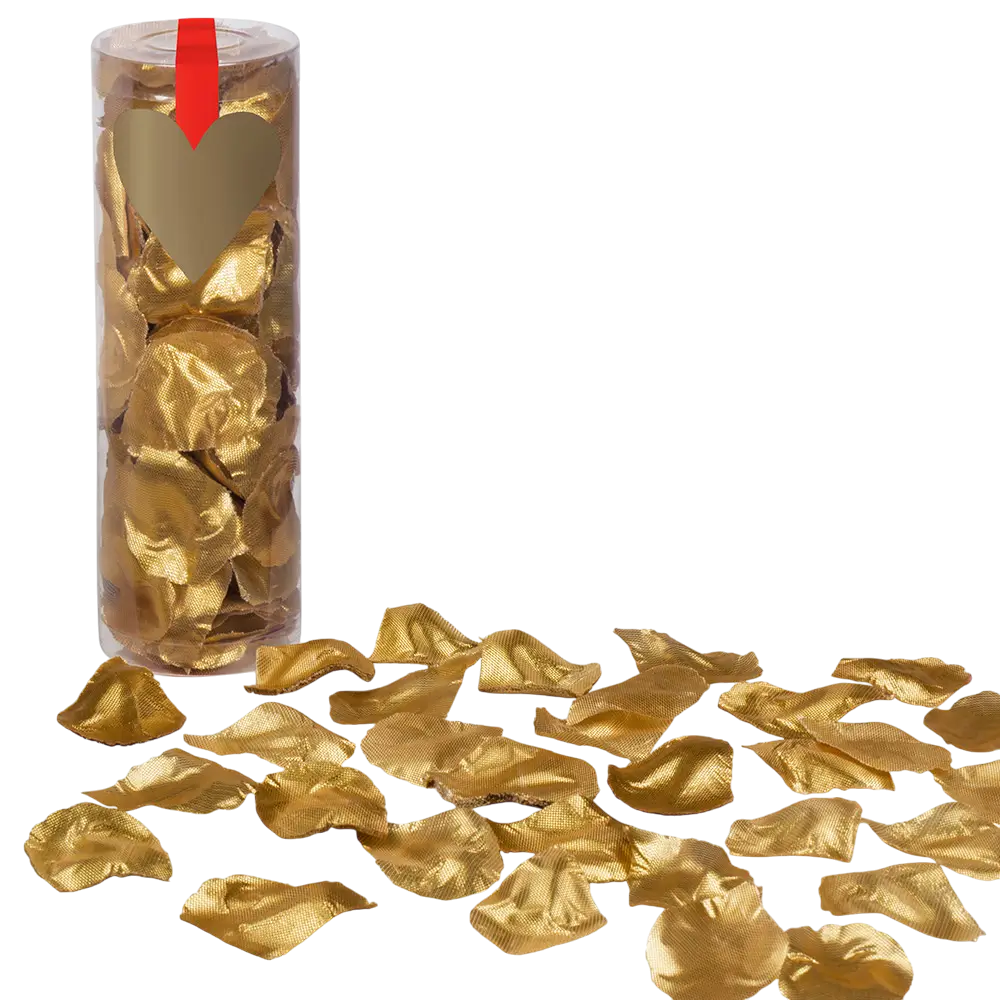 288 Golden rose petals