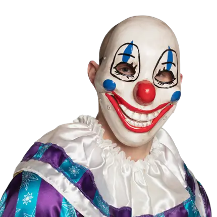 Removable Scary Clown Mask