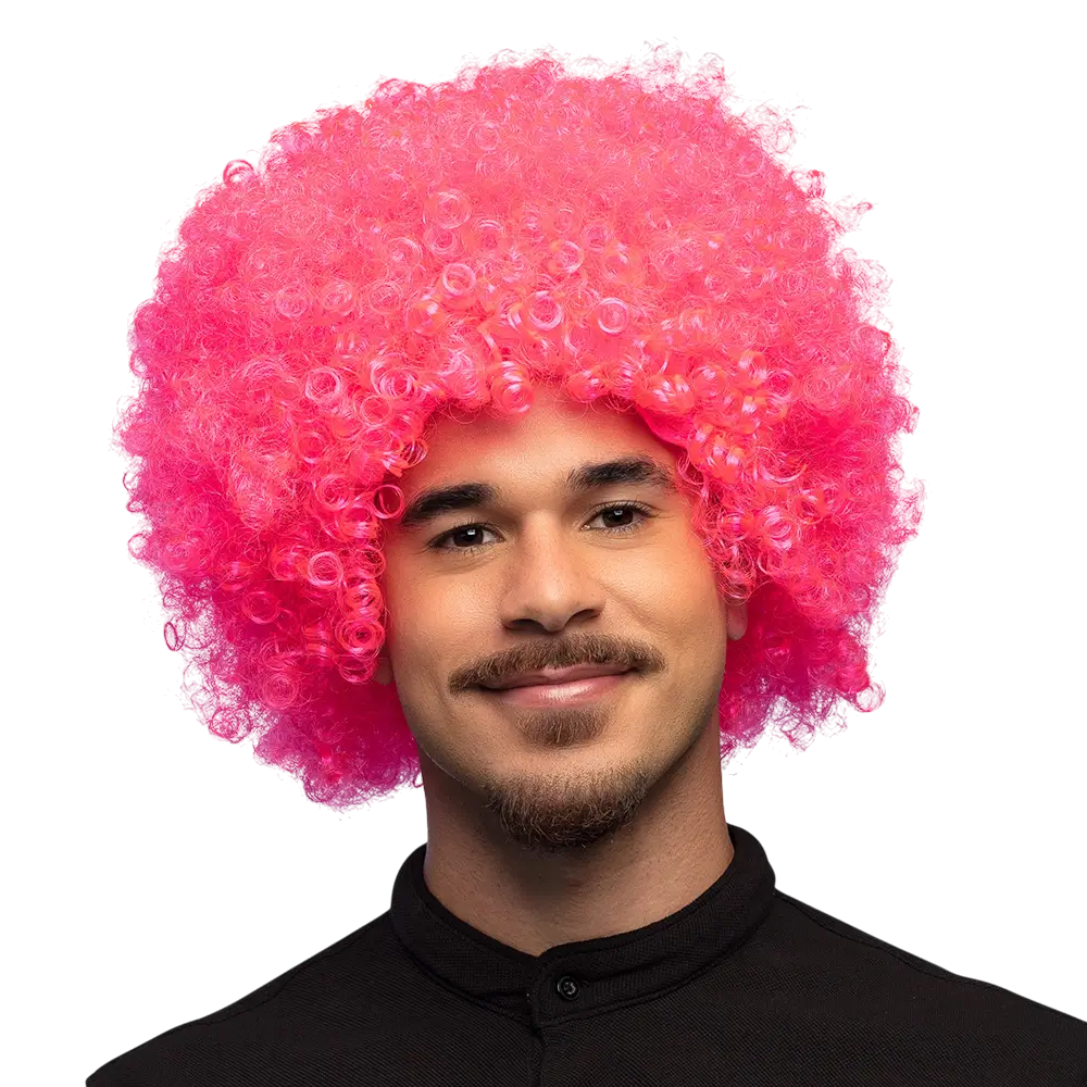 Groove bright pink wig